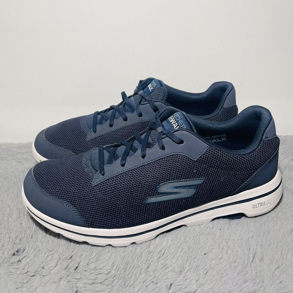 Skechers Men's Sz US 11.5 Performance 55519/NVBL Go Walk 5 Demitasse Sneakers - Picture 3 of 14